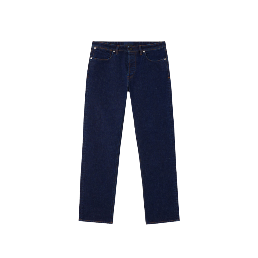 Jean Slim STONE ISLAND  cinq poches coton stretch bleu brut Denim Research