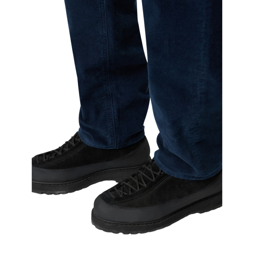 Jean cinq poches STONE ISLAND Denim Research coton mélangé velours bleu indigo