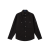 Surchemise Denim Research veste bouton pression coton noir