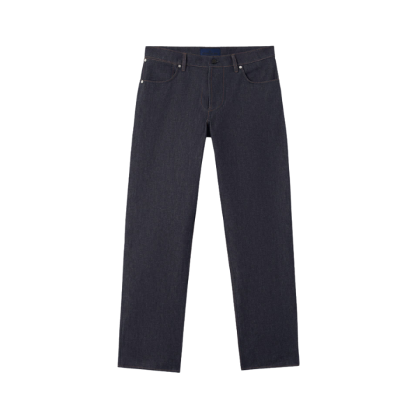 Jean ample STONE ISLAND Denim Research cinq poches coton bleu brut