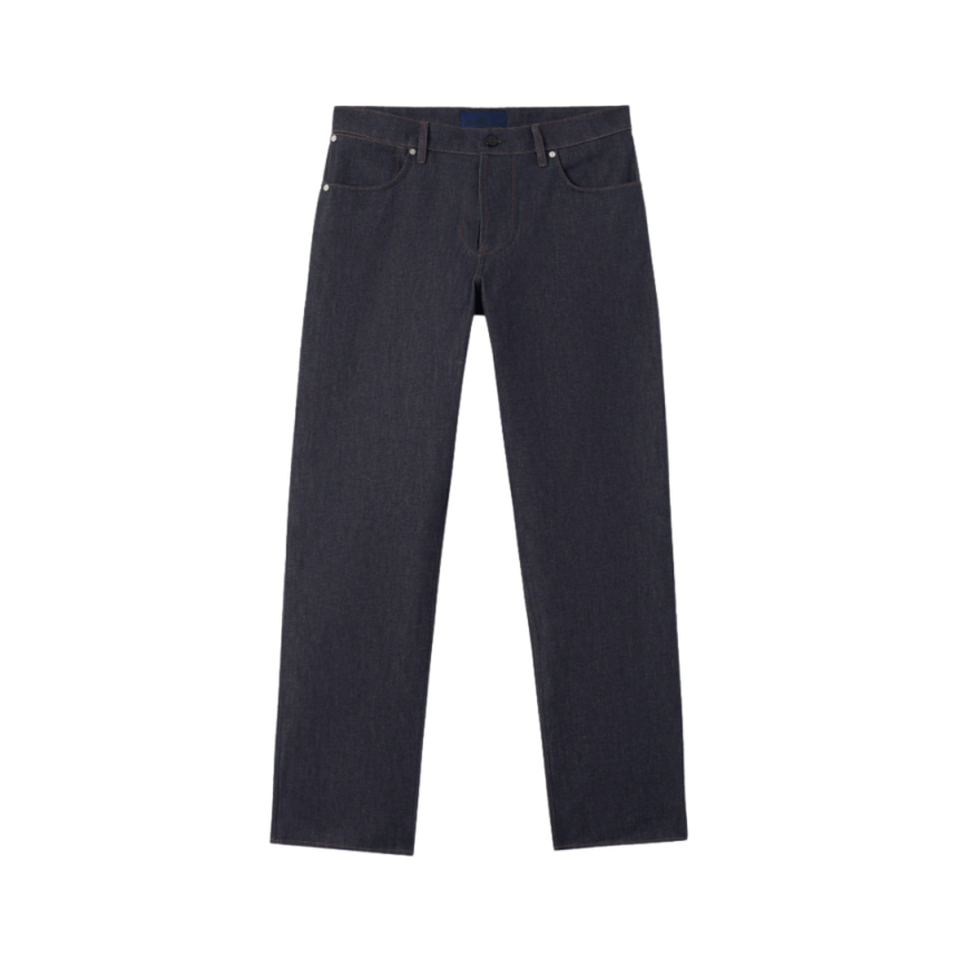 Jean ample STONE ISLAND Denim Research cinq poches coton bleu brut