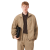 Veste de survêtement zippé nylon monogramme L beige