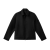 Surchemise zippée flanelle nylon laine noir Ghost collection