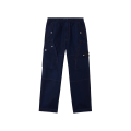 Pantalon Jean cargo ample Denim Research bleu brut poches asymétriques