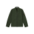 Surchemise zippée coton vert sapin poche plaquée