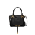 Sac porté main Petit Marcie cuir grainé noir bandoulière