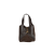 Sac porté main Petit Balloon Hobo nubuck marron chocolat