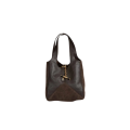Sac porté main Petit Balloon Hobo nubuck marron chocolat