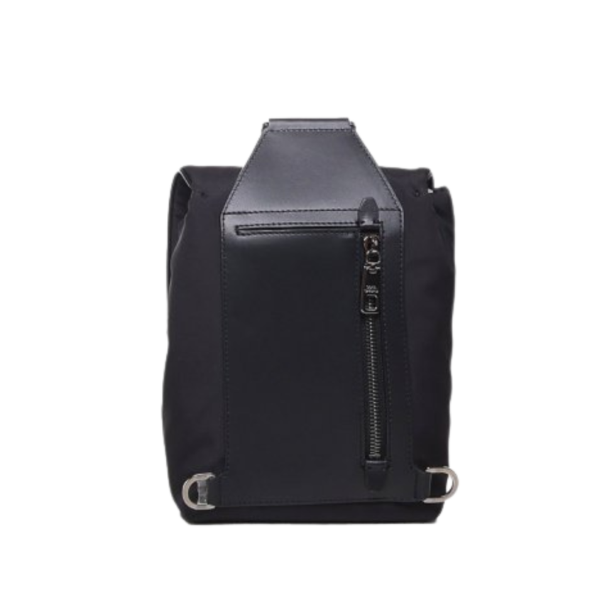 Sac ceinture DOLCE & GABBANA cross body nylon noir plaque logo