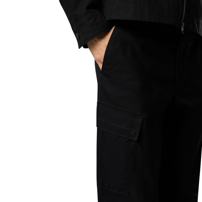 Pantalon STONE ISLAND chino toile coton noir Ghost collection