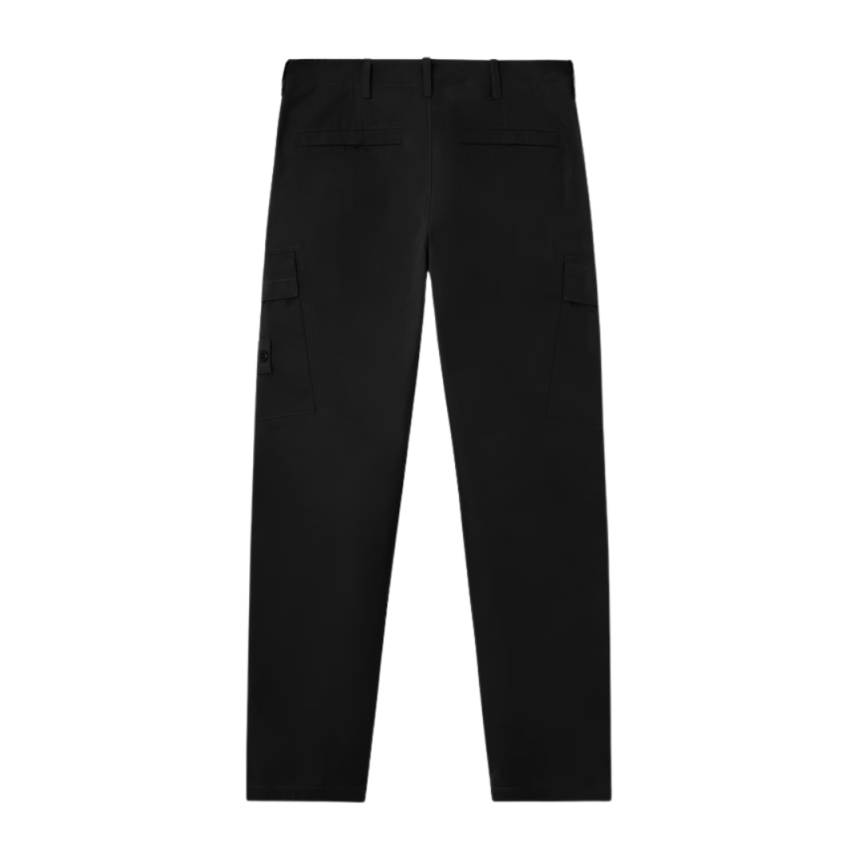 Pantalon STONE ISLAND chino toile coton noir Ghost collection