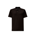 Polo coton piqué stretch noir Metropolis Collection