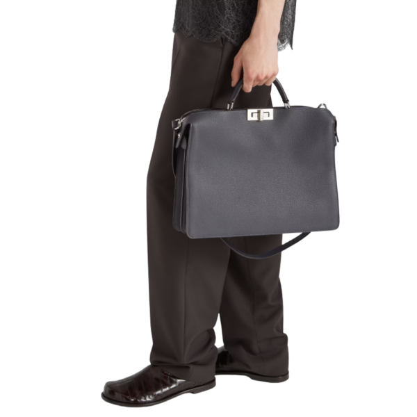 Boots FENDI Chelsea Anguille myxine marron brillant