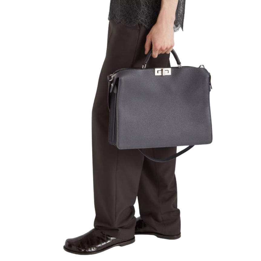 Boots FENDI Chelsea Anguille myxine marron brillant