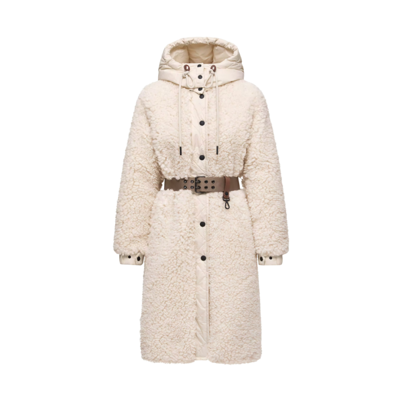 Doudoune longue à capuche...