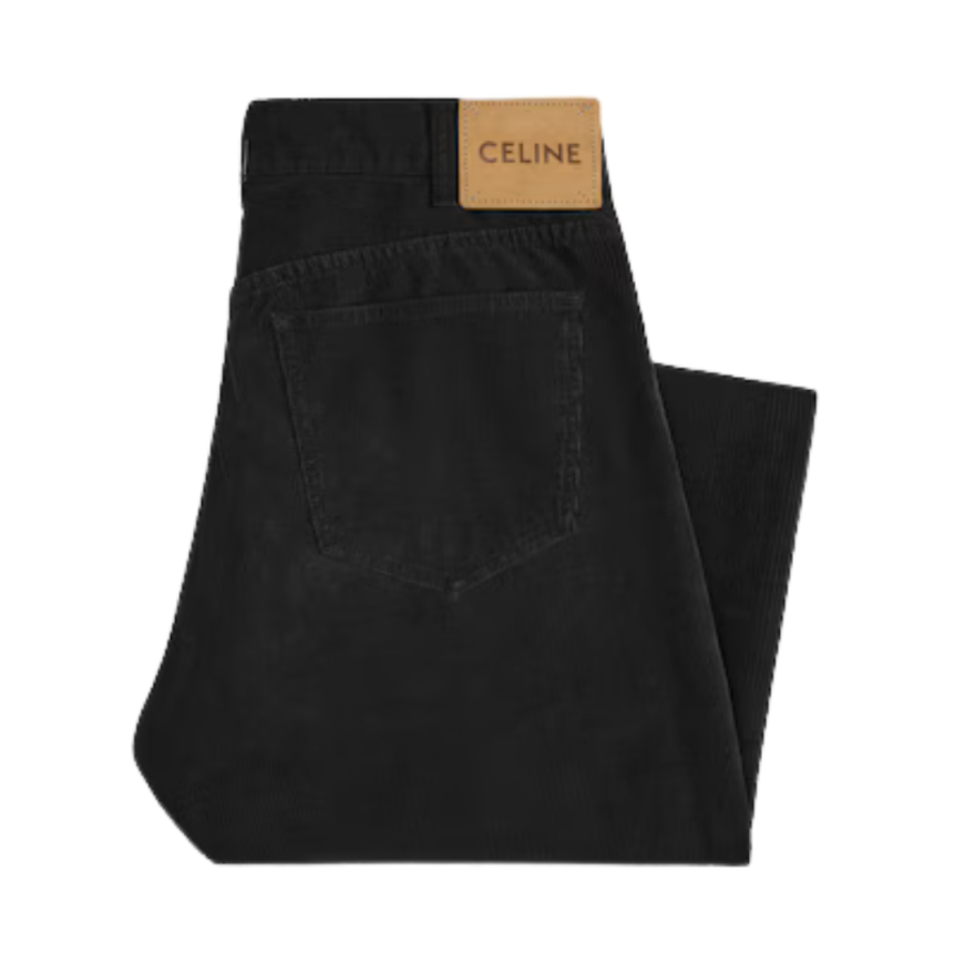 Jean CELINE Wesley coton velours côtelé noir