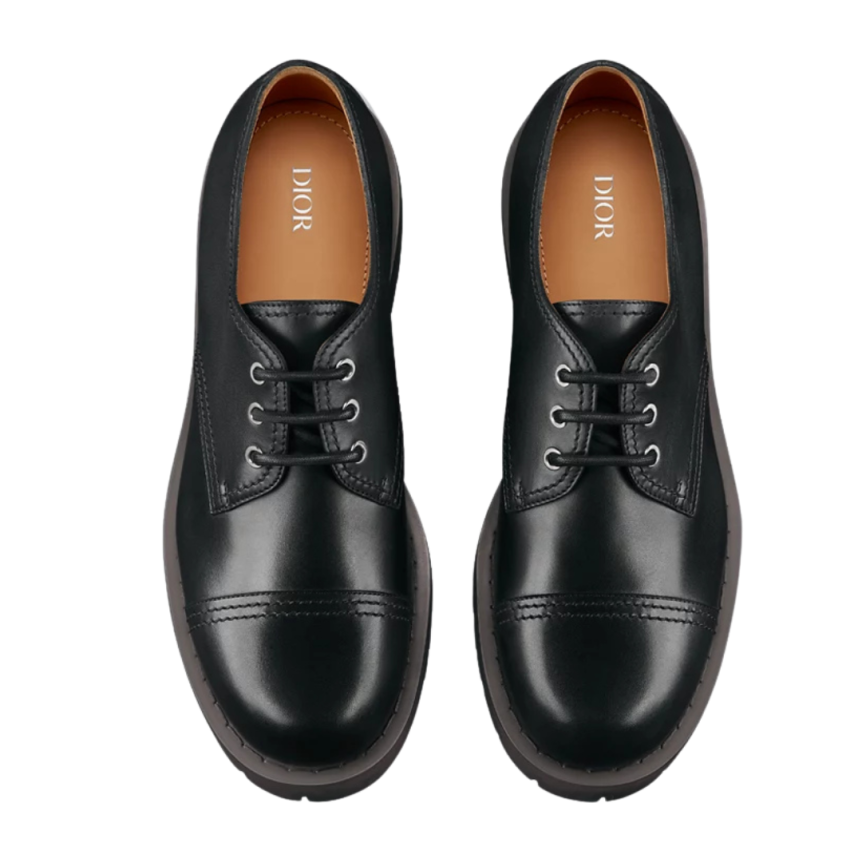 Derby chaussure à lacets DIOR Explorer III cuir veau lisse noir