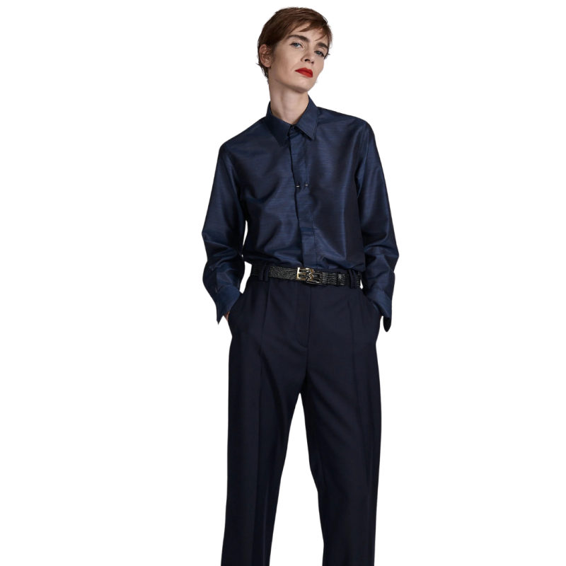 Chemise manche longue laine...