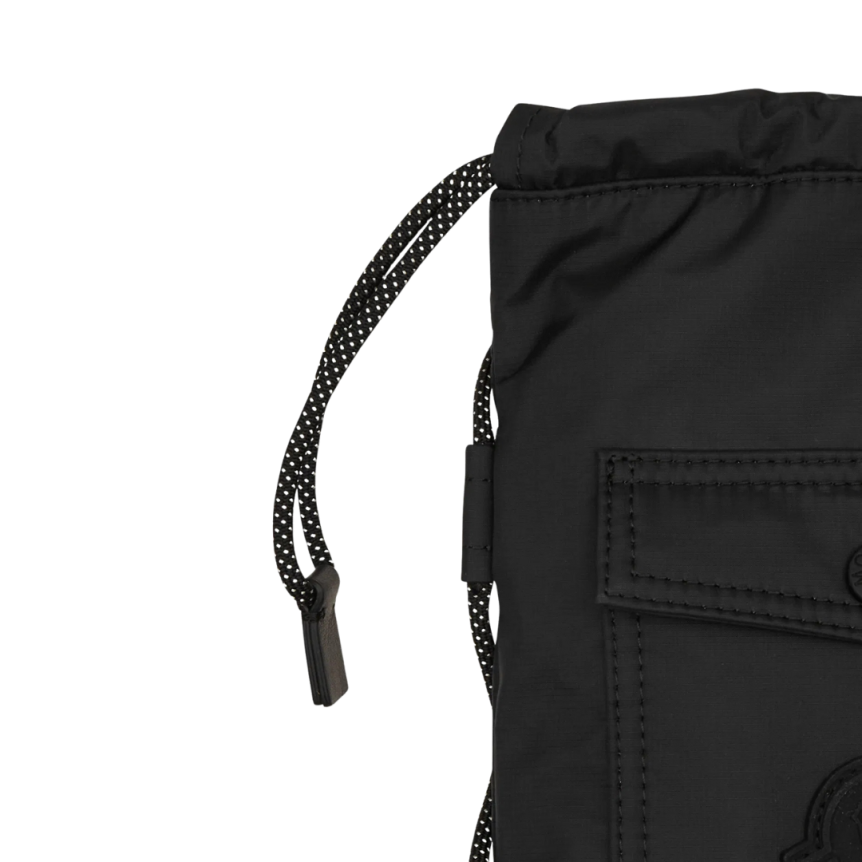 Pochette à rabat MONCLER Makaio nylon noir
