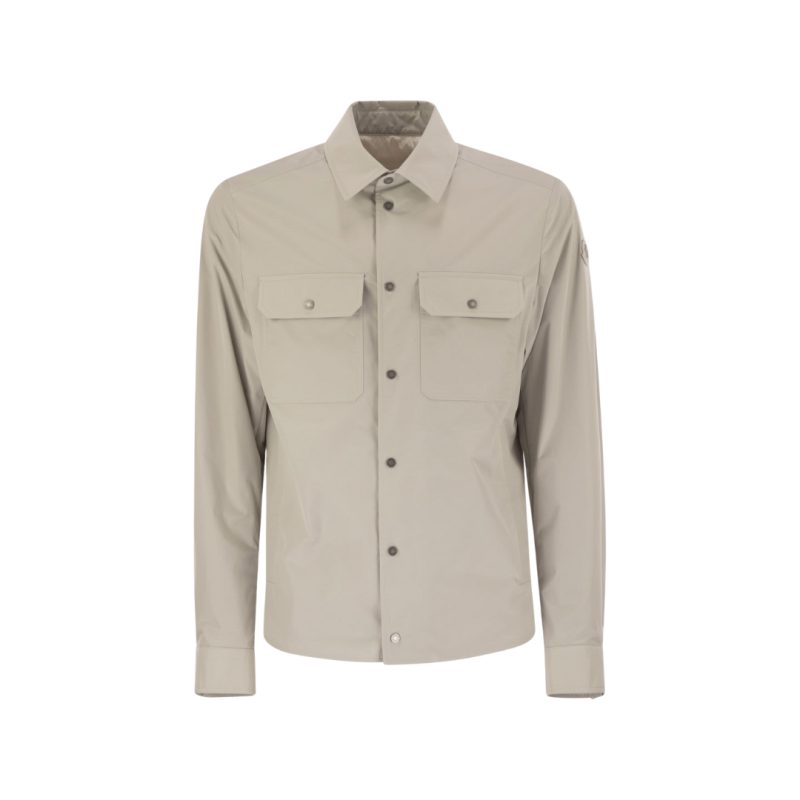 Surchemise nylon beige...
