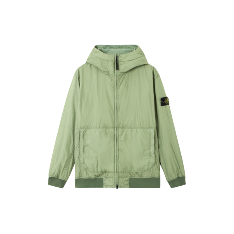 Blouson zippé à capuche fin...