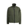 Blouson zippé Drava nylon stretch vert olive