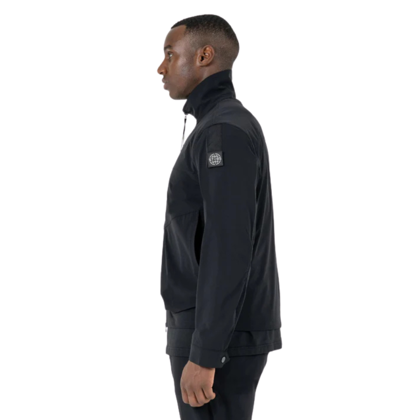 Surchemise zippée ST-95 Moro nylon stretch noir