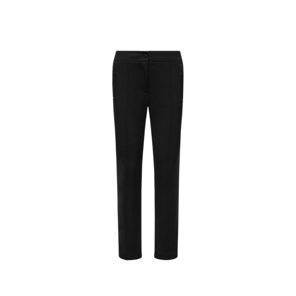 Pantalon cintré sergé stretch noir Moncler Grenoble