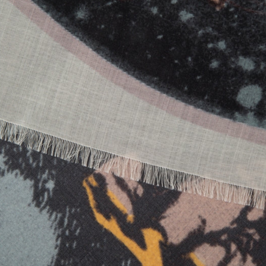 Foulard DIOR beige motif Asterodior