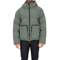 Veste à capuche ample Doudoune Arno nylon vert olive