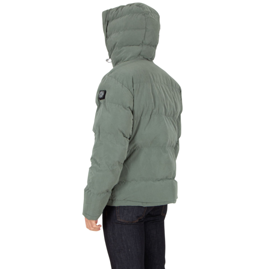 Veste à capuche ample ST-95 Doudoune Arno nylon vert olive