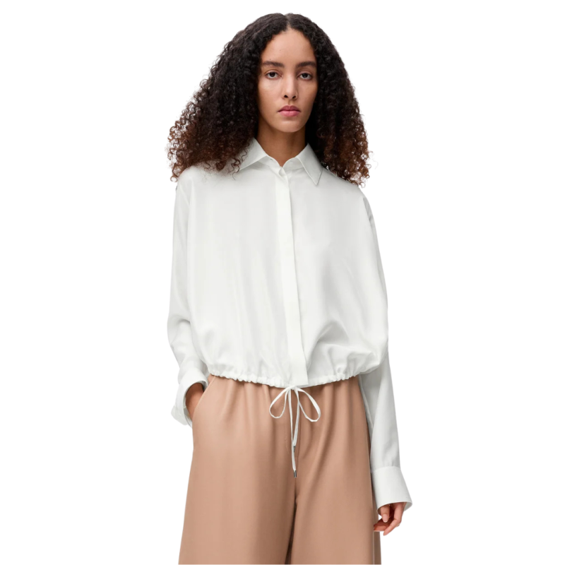 Chemise manche ballon crêpe...