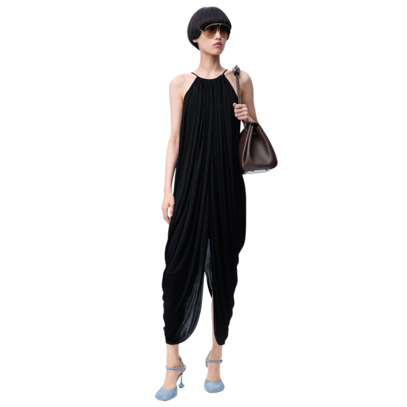 Robe jersey soie fluide...