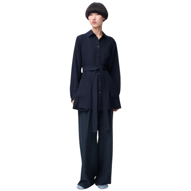 Chemisier crêpe soie mate...