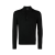 Pull col polo laine noire