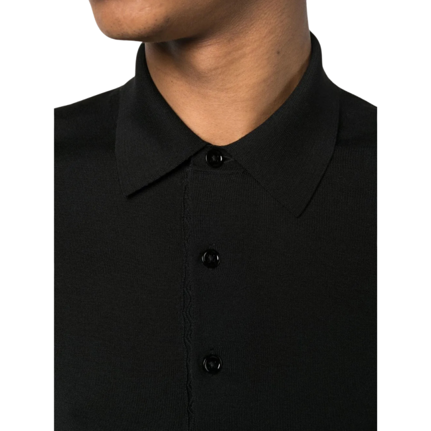 Pull TOM FORD col polo laine noire