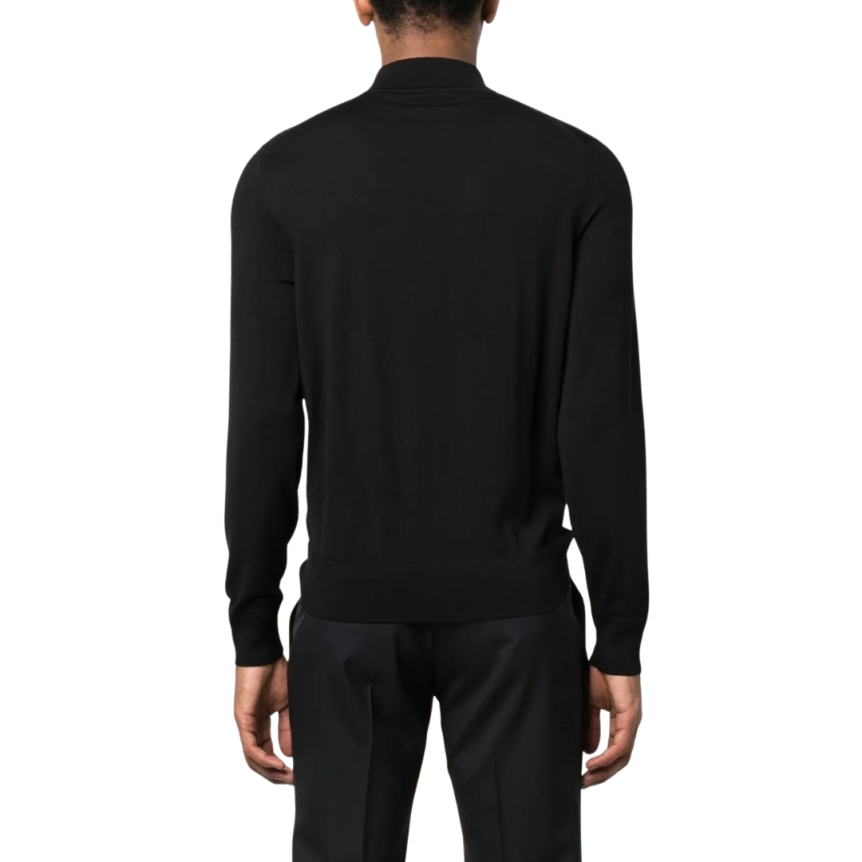 Pull TOM FORD col polo laine noire