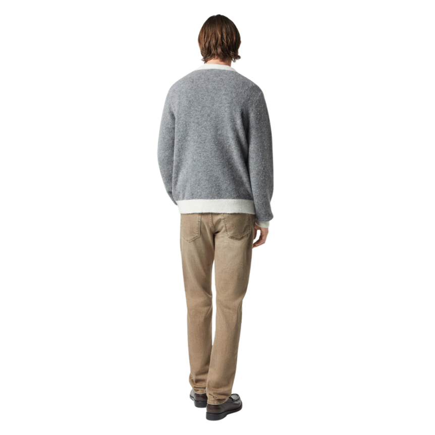 Jean JACOB COHEN Bard regular denim coton toile beige après-ski