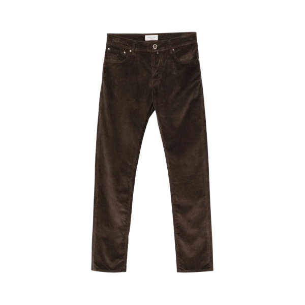 Pantalon JACOB COHEN Bard coton velours cotele marron