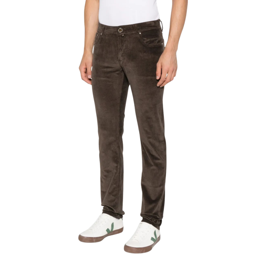 Pantalon JACOB COHEN Bard coton velours cotele marron