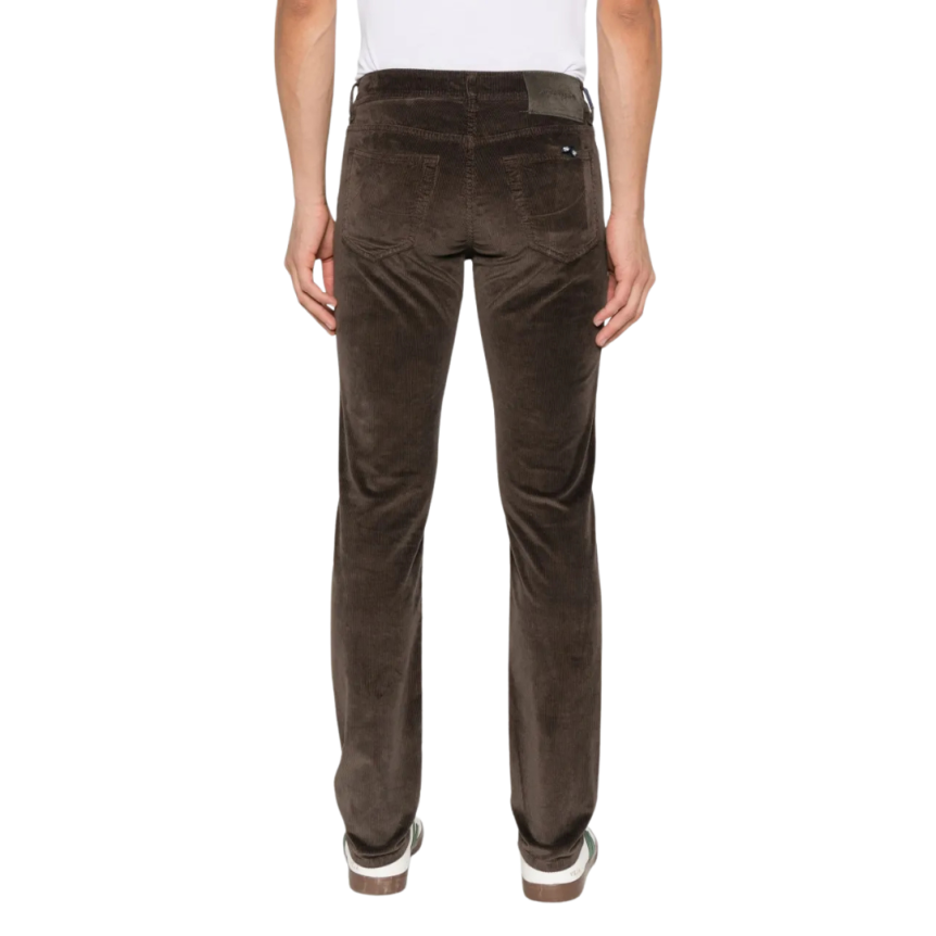 Pantalon JACOB COHEN Bard coton velours cotele marron