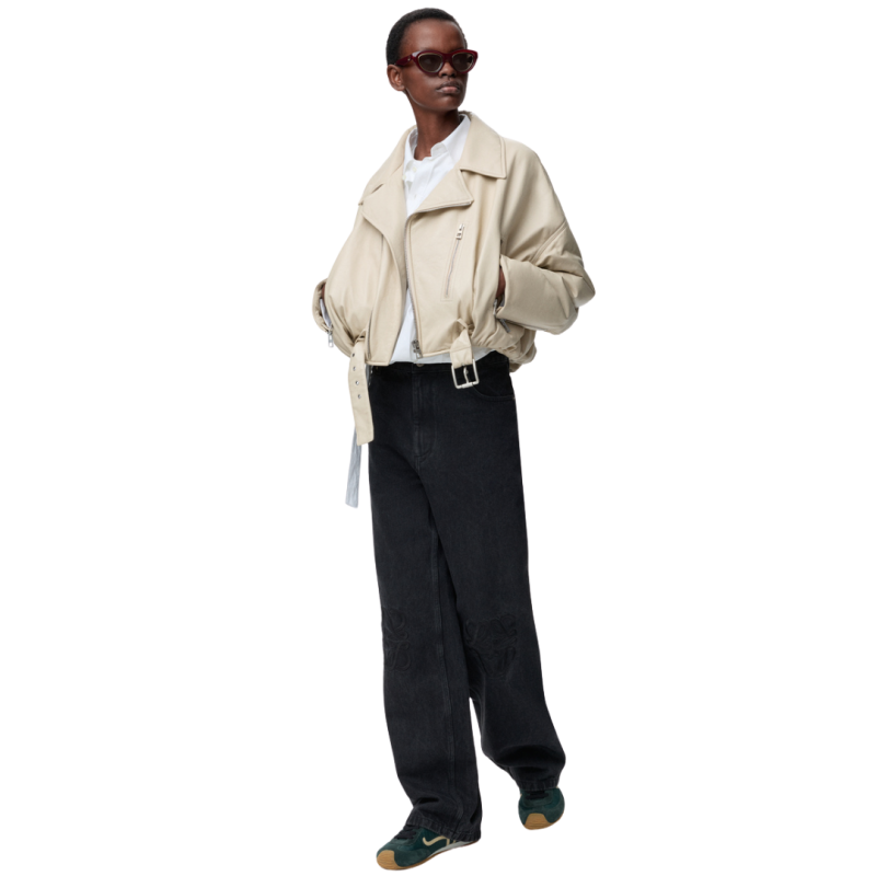 Jean Baggy denim coton noir...