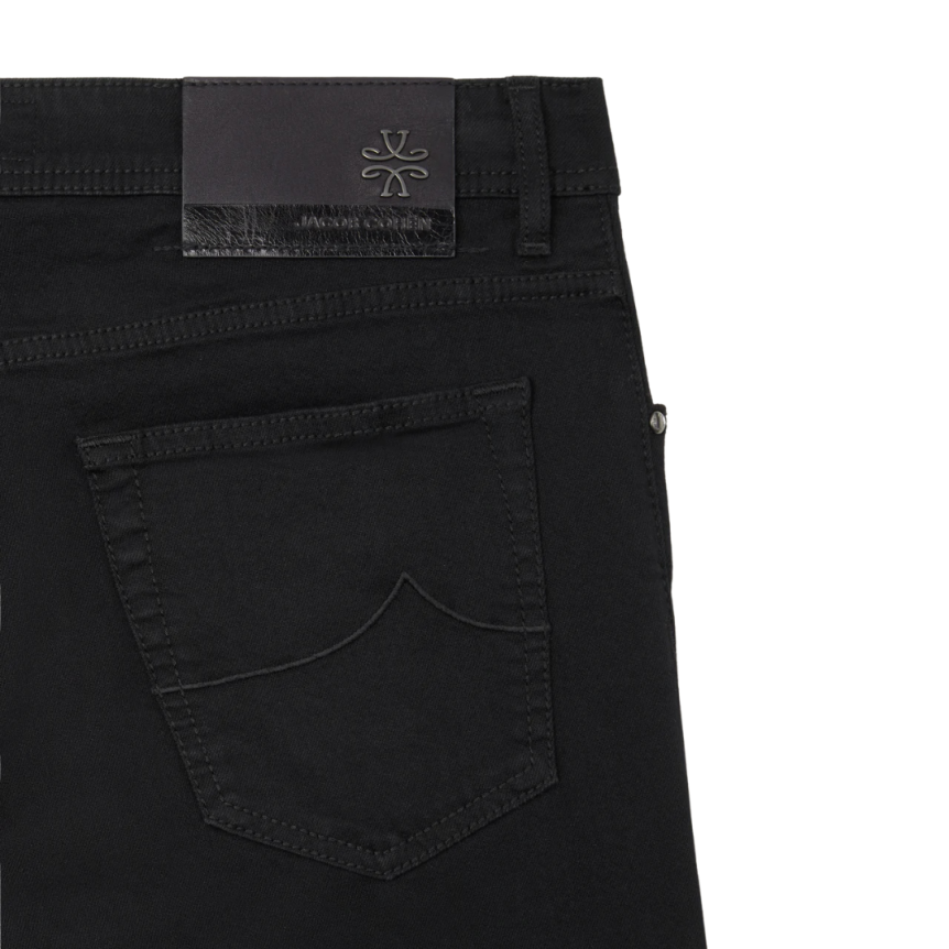 Jean JACOB COHEN Nick Super Slim 5 poches denim coton bio stretch noir