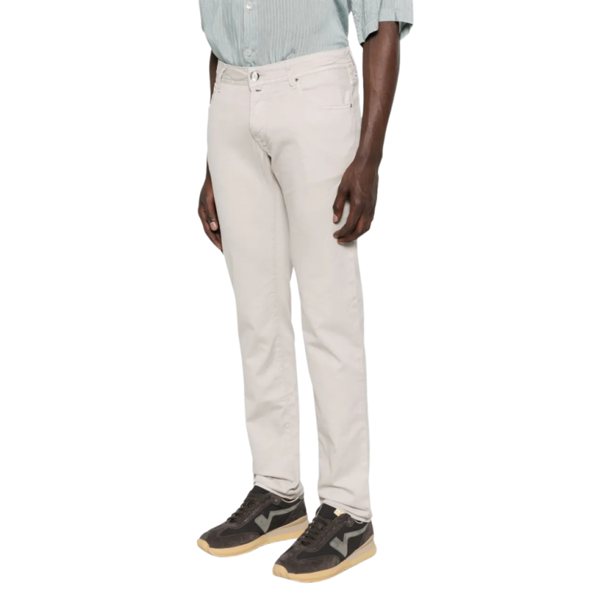 Pantalon JACOB COHEN Nick toile coton beige