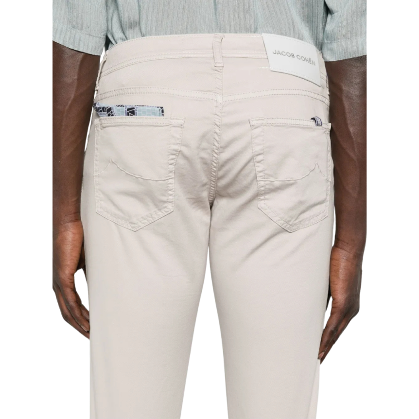 Pantalon JACOB COHEN Nick toile coton beige
