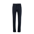 Pantalon Nick toile coton bleu marine