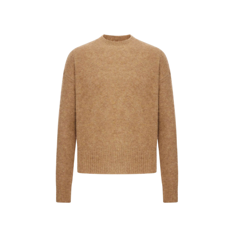 Pull col rond maille laine...