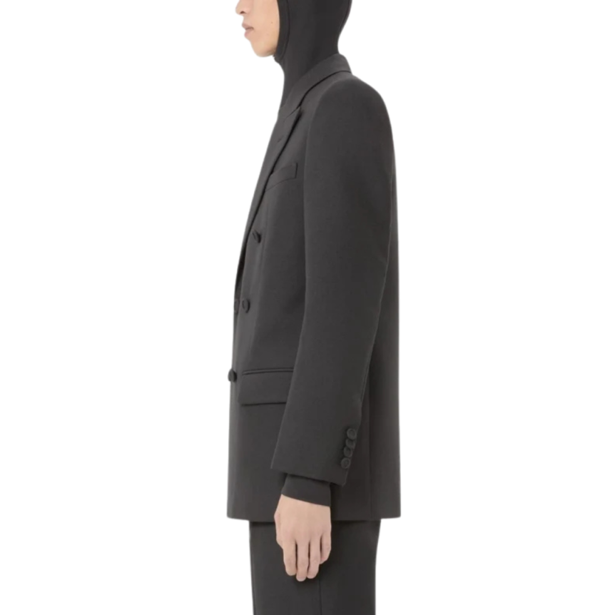 Veste croisée VALENTINO poly laine noire