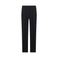 Pantalon costume twill coton noir double plis