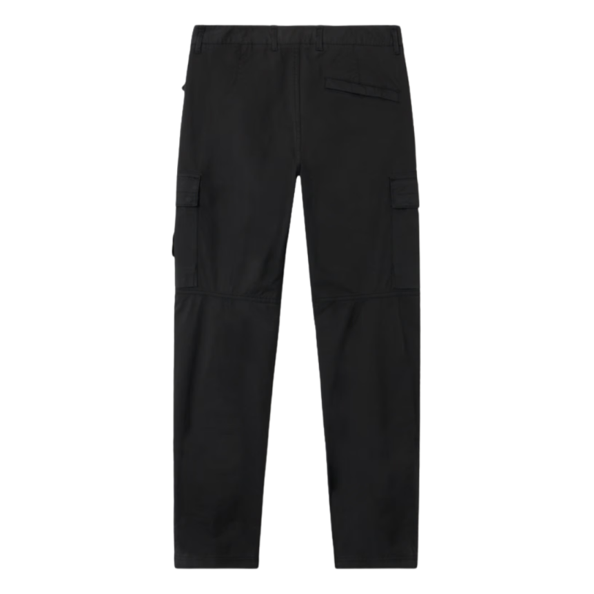 Pantalon regular STONE ISLAND coton noir